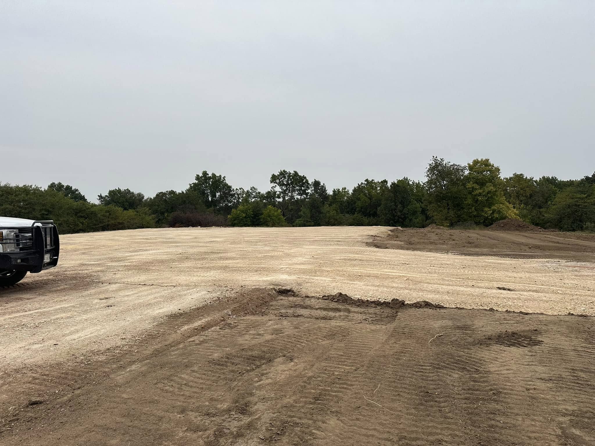 Pond excavation and grading on a Henry County, MO property