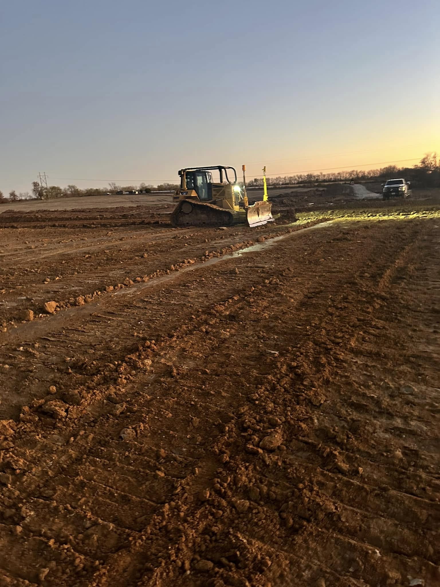 Timber clearing and brush removal opening acreage in Henry County