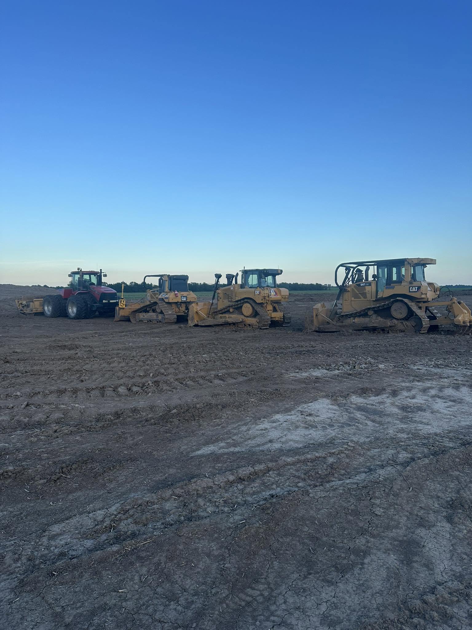 Site-prep and earthmoving for a recreational pond in Henry County